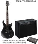 Guitar Electric Pack CRATE GT212 120WCombo-PRS SE Santana Guitar